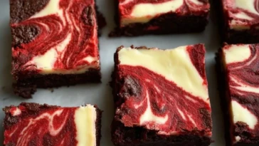 Red Velvet Cheesecake Brownies