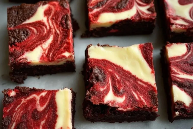 Red Velvet Cheesecake Brownies