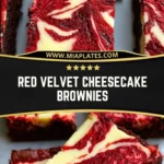 Red Velvet Cheesecake Brownies Pin 1