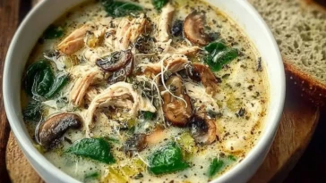 Rotisserie Chicken & Mushroom Soup