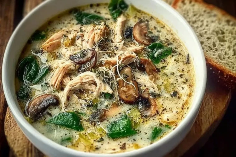Rotisserie Chicken & Mushroom Soup