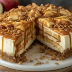 Salted Caramel Apple Pie Cheesecake