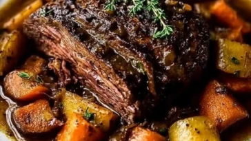 Slow-Cooked Pot Roast with Vegetables