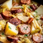 Slow Cooker Kielbasa with Cabbage and Potatoes 1