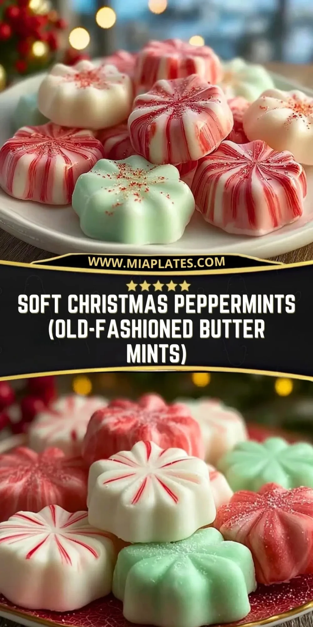 Soft Christmas Peppermints (Old-Fashioned Butter Mints) (2)