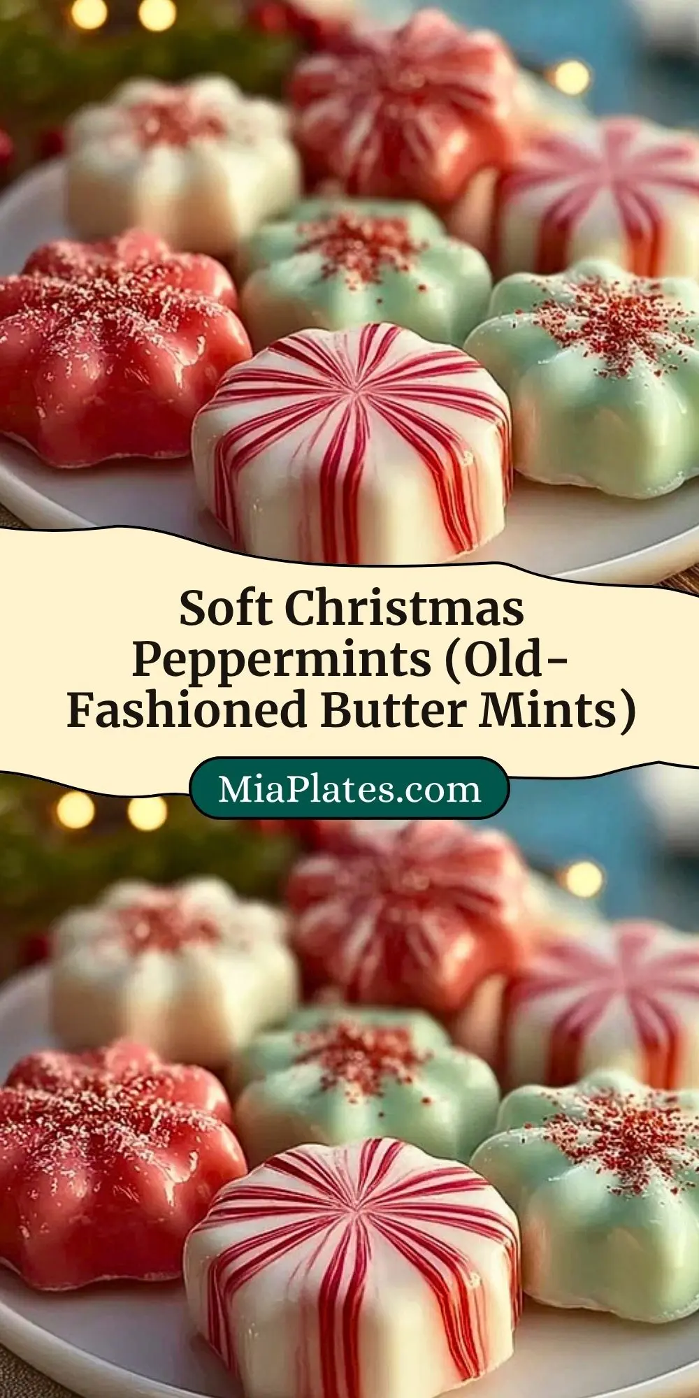 Soft Christmas Peppermints (Old-Fashioned Butter Mints) (3)