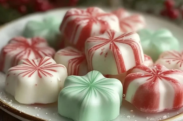 Soft Christmas Peppermints (Old-Fashioned Butter Mints)
