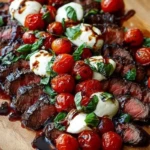 Steak Caprese with Balsamic Glaze 1