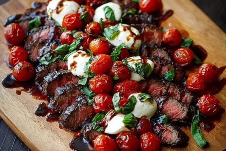 Steak Caprese with Balsamic Glaze 1
