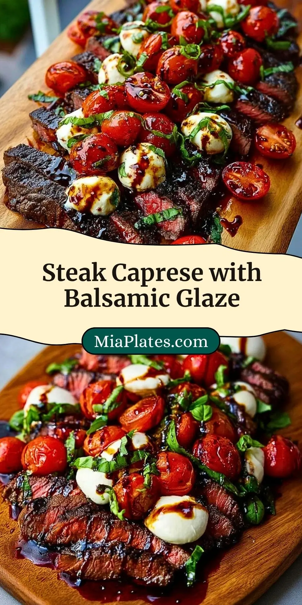 Steak Caprese with Balsamic Glaze Pin 2