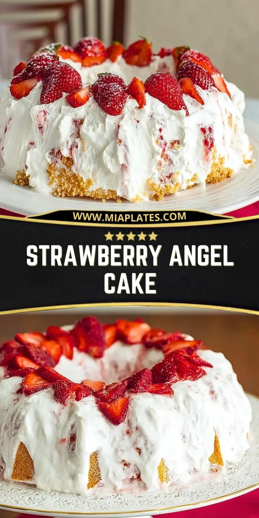 Strawberry Angel Cake Pin 1