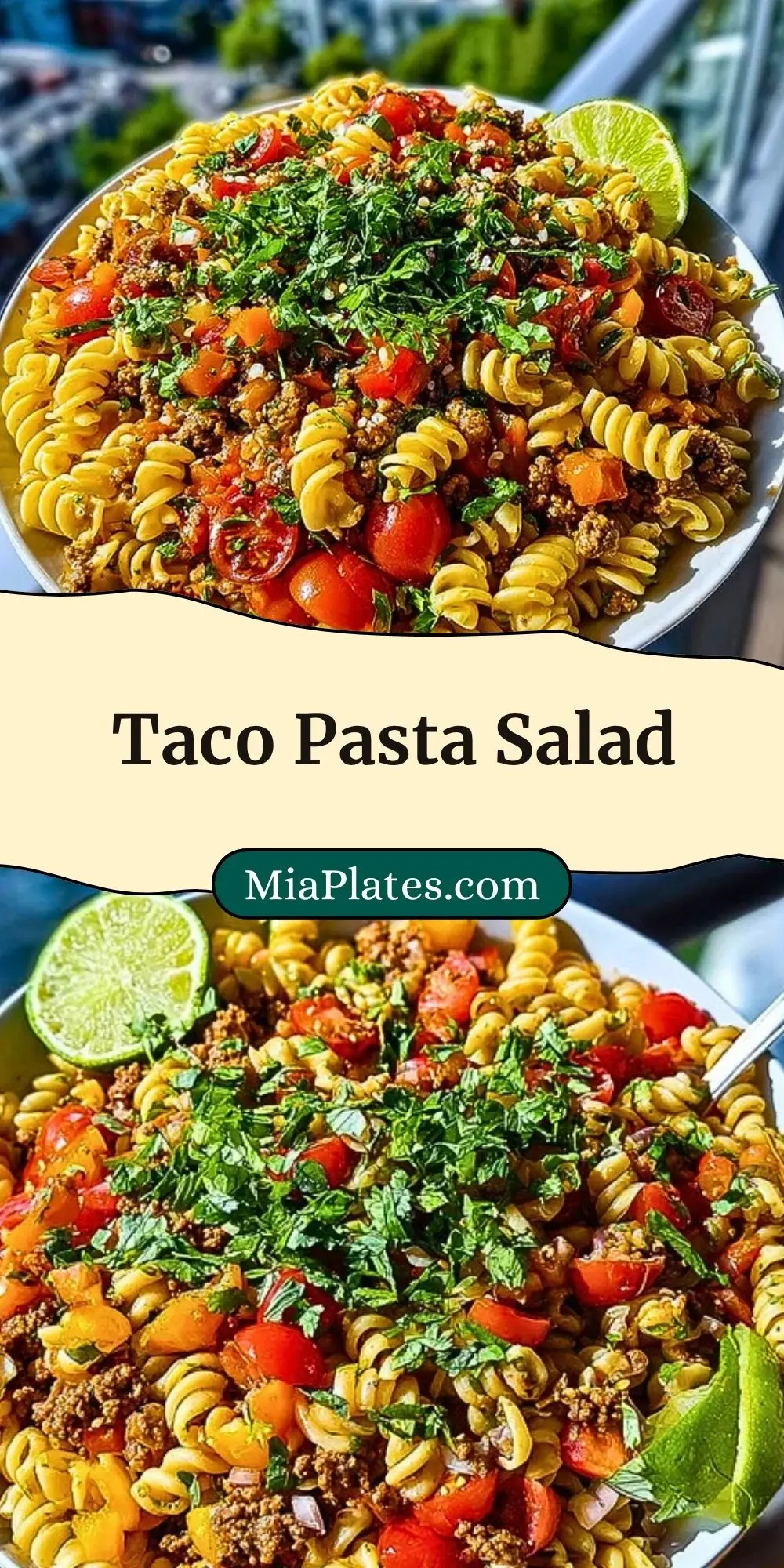 Taco Pasta Salad Pin 2