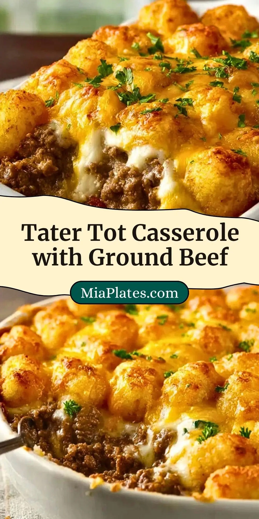 Tater Tot Casserole with Ground Beef Pin 2