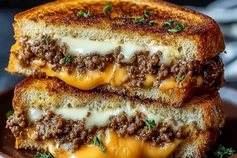 Ultimate Cheesy Ground Beef Melt 1