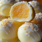 White Chocolate Orange Creamsicle Truffles