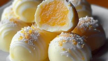 White Chocolate Orange Creamsicle Truffles