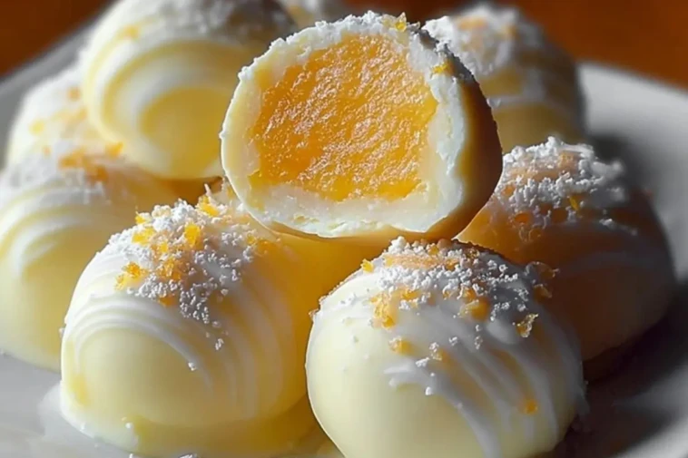 White Chocolate Orange Creamsicle Truffles