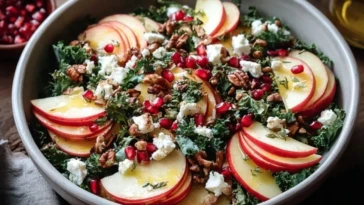 Autumn Harvest Honeycrisp Apple and Feta Salad