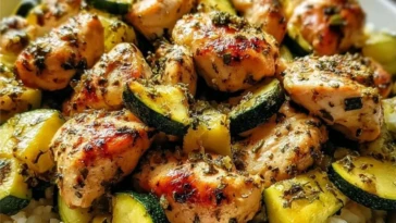 Baked Chicken and Zucchini 1