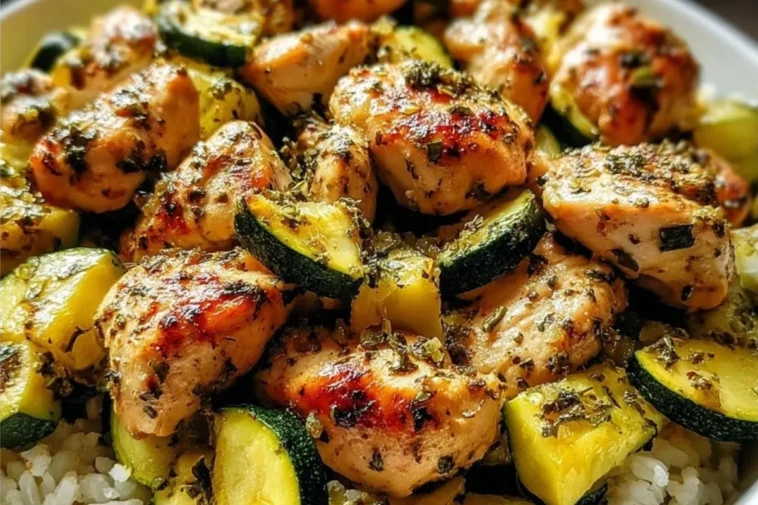 Baked Chicken and Zucchini 1