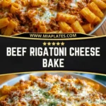 Beef Rigatoni Cheese Bake (2)