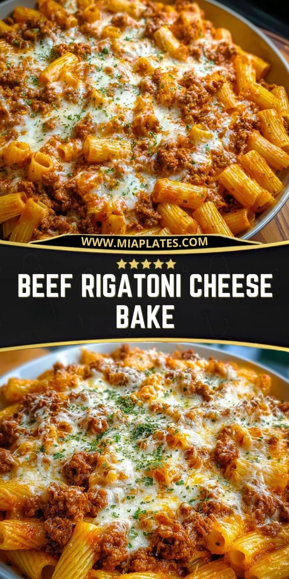 Beef Rigatoni Cheese Bake (2)