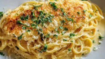 Buttery Garlic Noodles with Parmesan