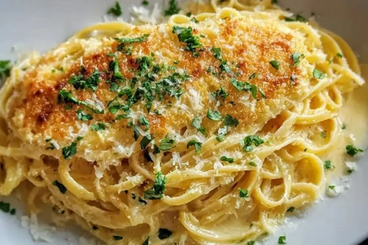 Buttery Garlic Noodles with Parmesan