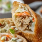 Chicken Coleslaw Egg Rolls