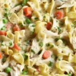 Chicken Pot Pie Noodles
