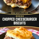 Chopped Cheeseburger Biscuits Pin 1