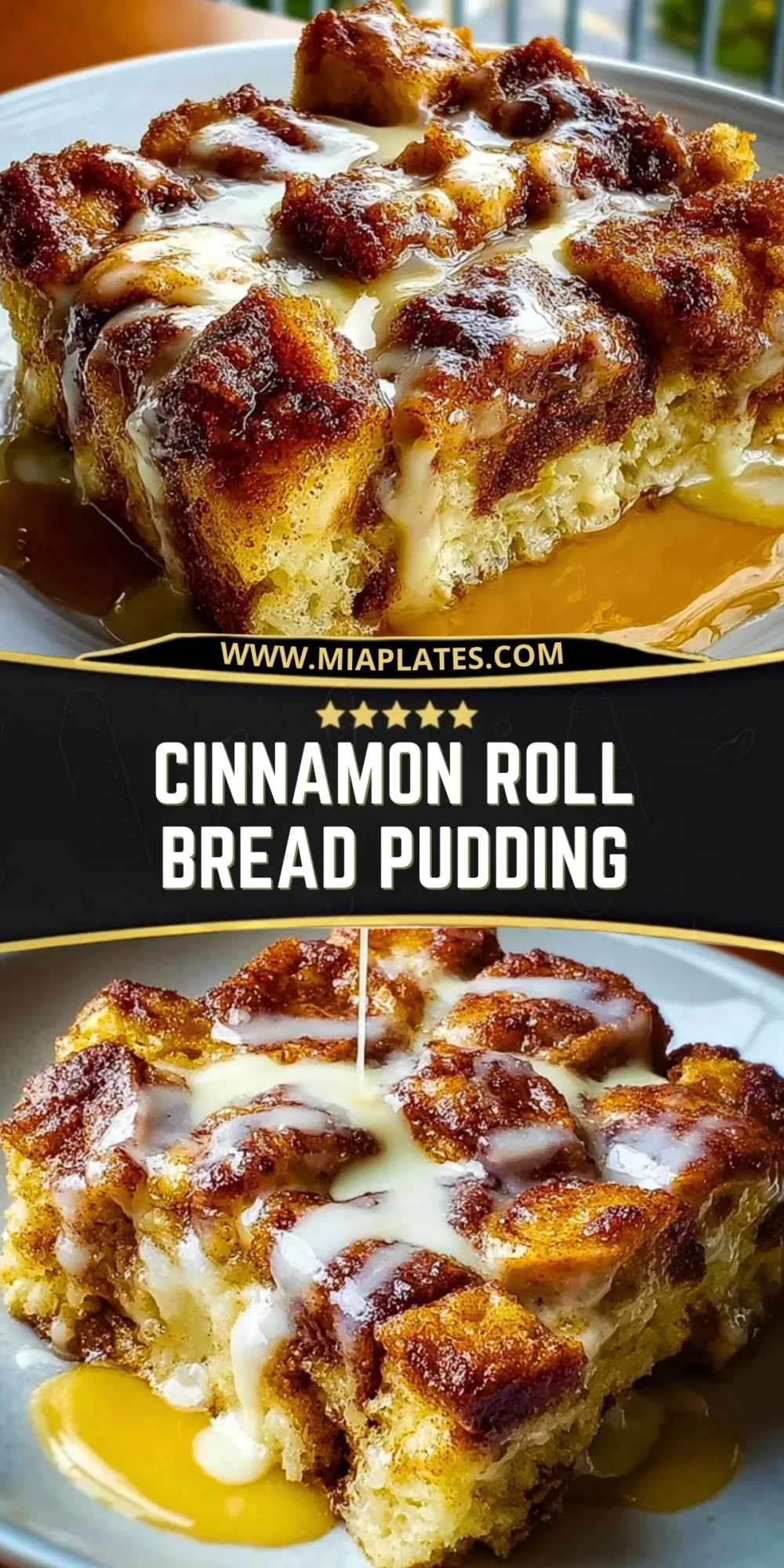 Cinnamon Roll Bread Pudding (2)