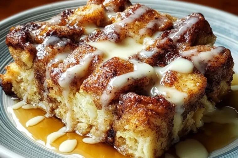 Cinnamon Roll Bread Pudding