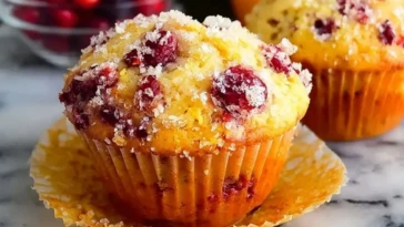 Citrus Orange Cranberry Muffins