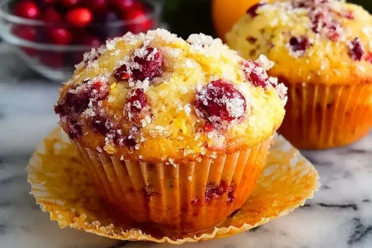 Citrus Orange Cranberry Muffins