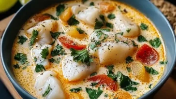 Creamy Coconut White Fish Stew