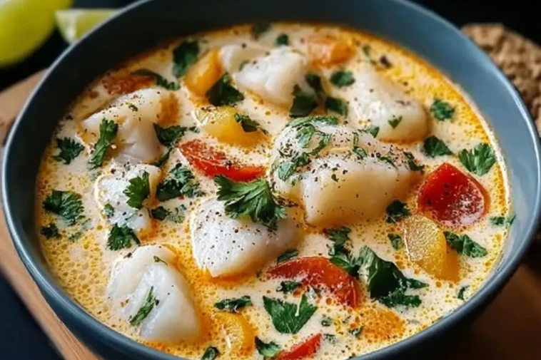 Creamy Coconut White Fish Stew