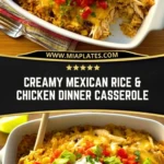 Creamy Mexican Rice & Chicken Dinner Casserole (2)