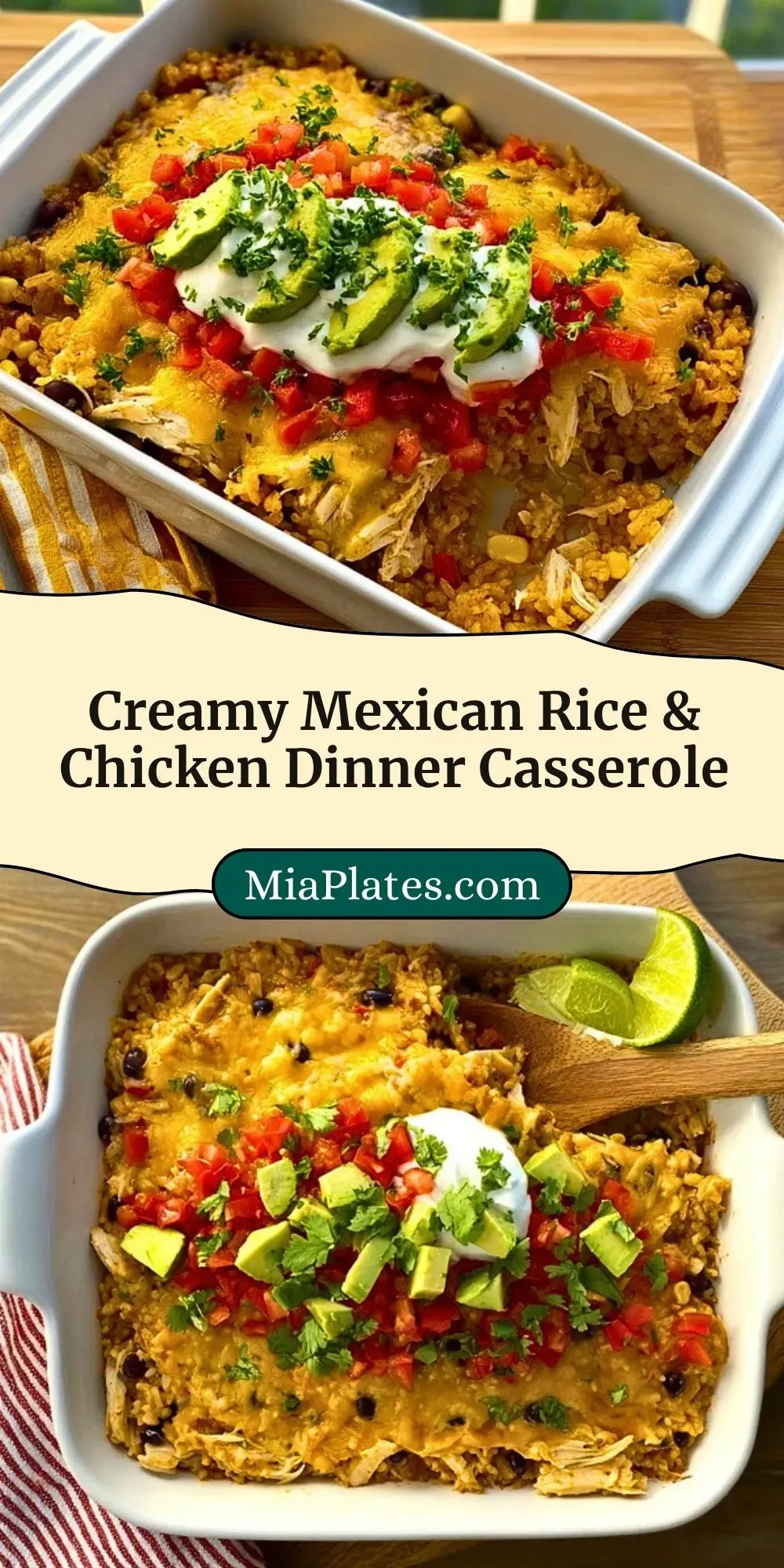 Creamy Mexican Rice & Chicken Dinner Casserole (3)