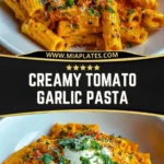 Creamy Tomato Garlic Pasta (2)