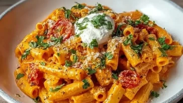 Creamy Tomato Garlic Pasta