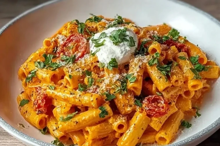 Creamy Tomato Garlic Pasta