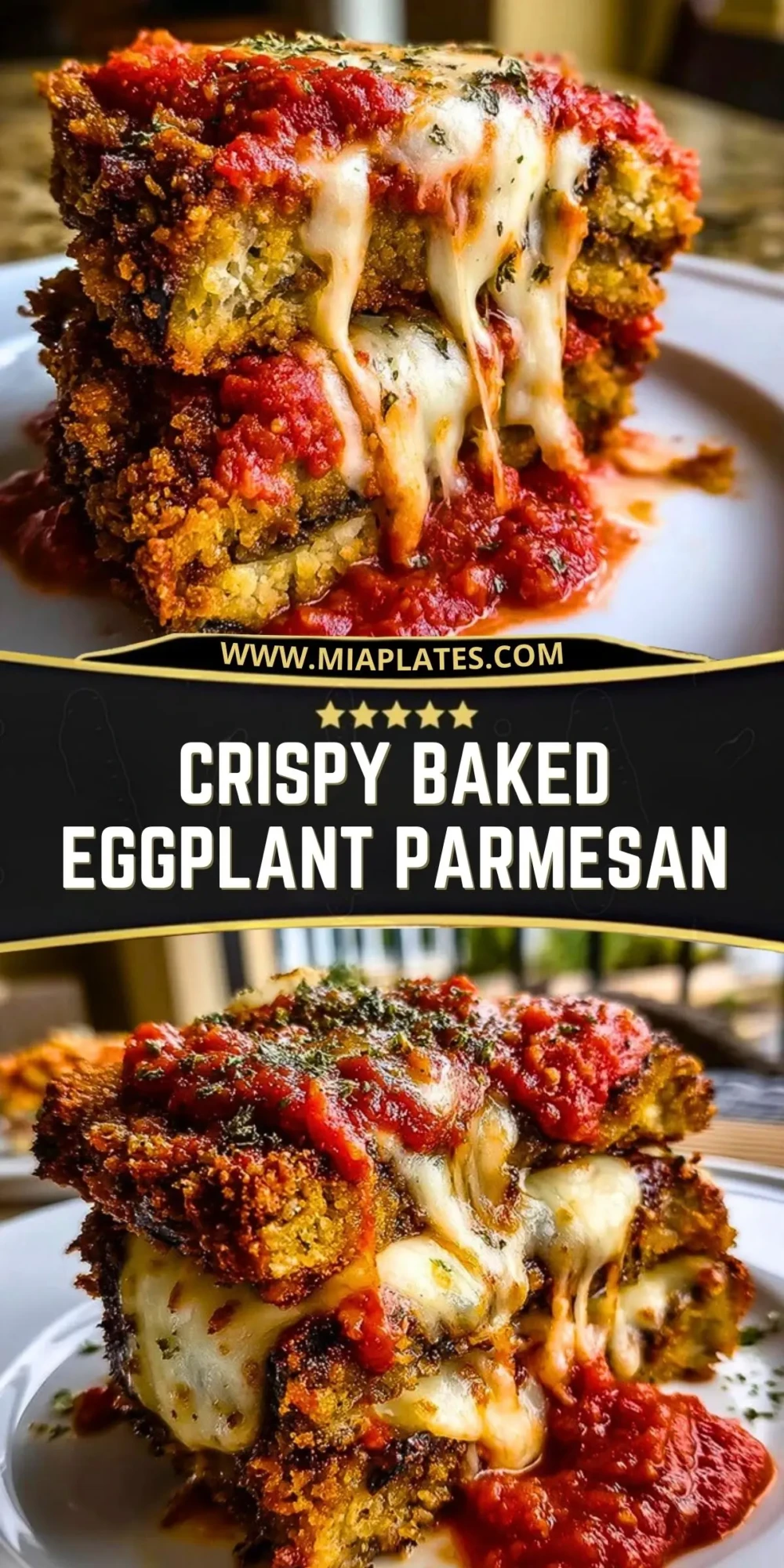 Crispy Baked Eggplant Parmesan (2)