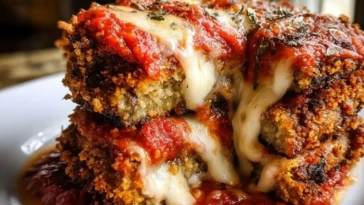 Crispy Baked Eggplant Parmesan