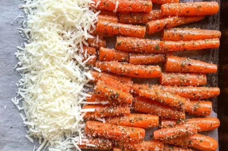 Crispy Parmesan Roasted Carrots