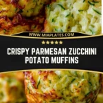 Crispy Parmesan Zucchini Potato Muffins (2)