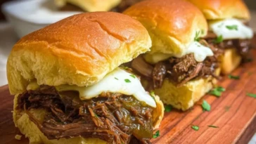 Crockpot Pot Roast Sliders
