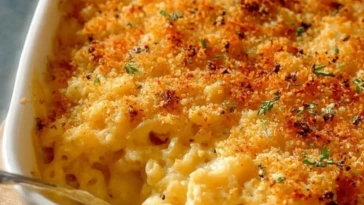 Crunchy Baked Mac and Cheese