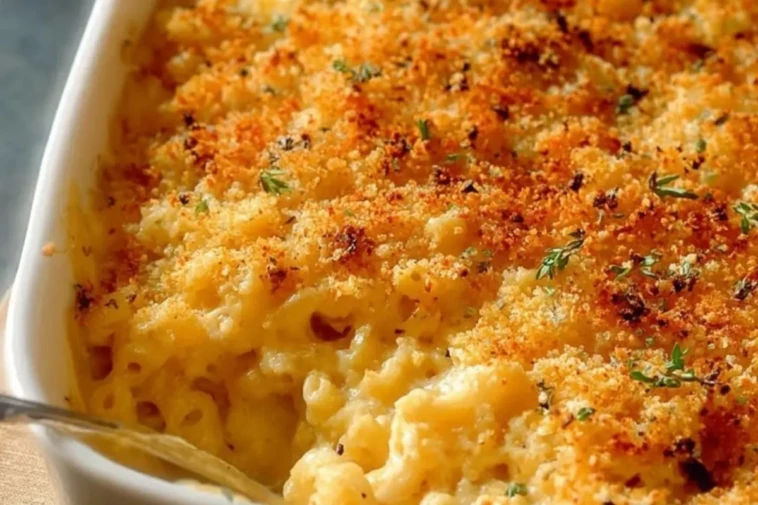 Crunchy Baked Mac and Cheese
