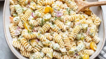 Dill Pickle Pasta Salad 1